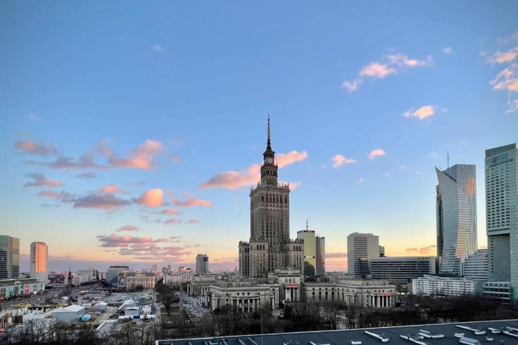 Super Apartament Brown 2X Metro Nowy Wifi Netflix Spotify Panorama Miasta 华沙 外观 照片