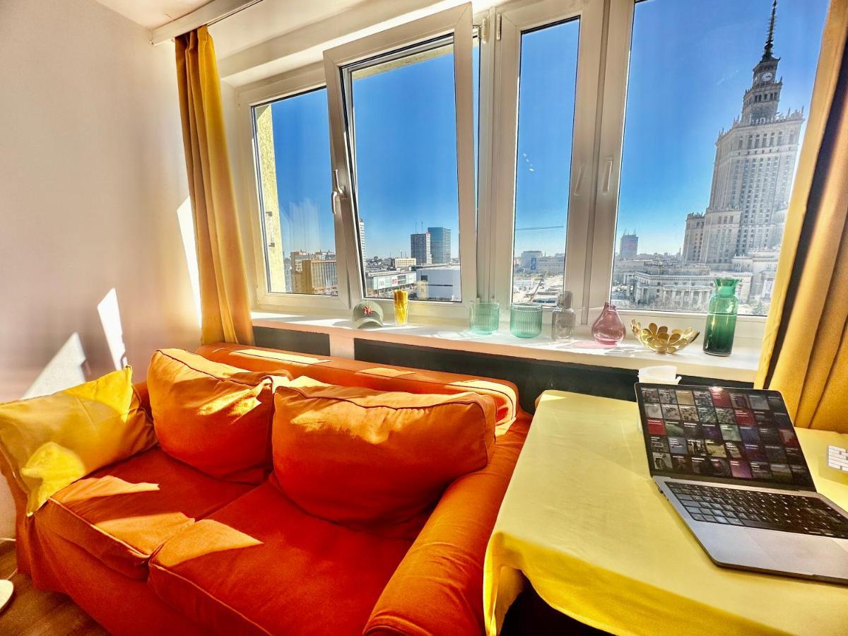 Super Apartament Brown 2X Metro Nowy Wifi Netflix Spotify Panorama Miasta 华沙 外观 照片