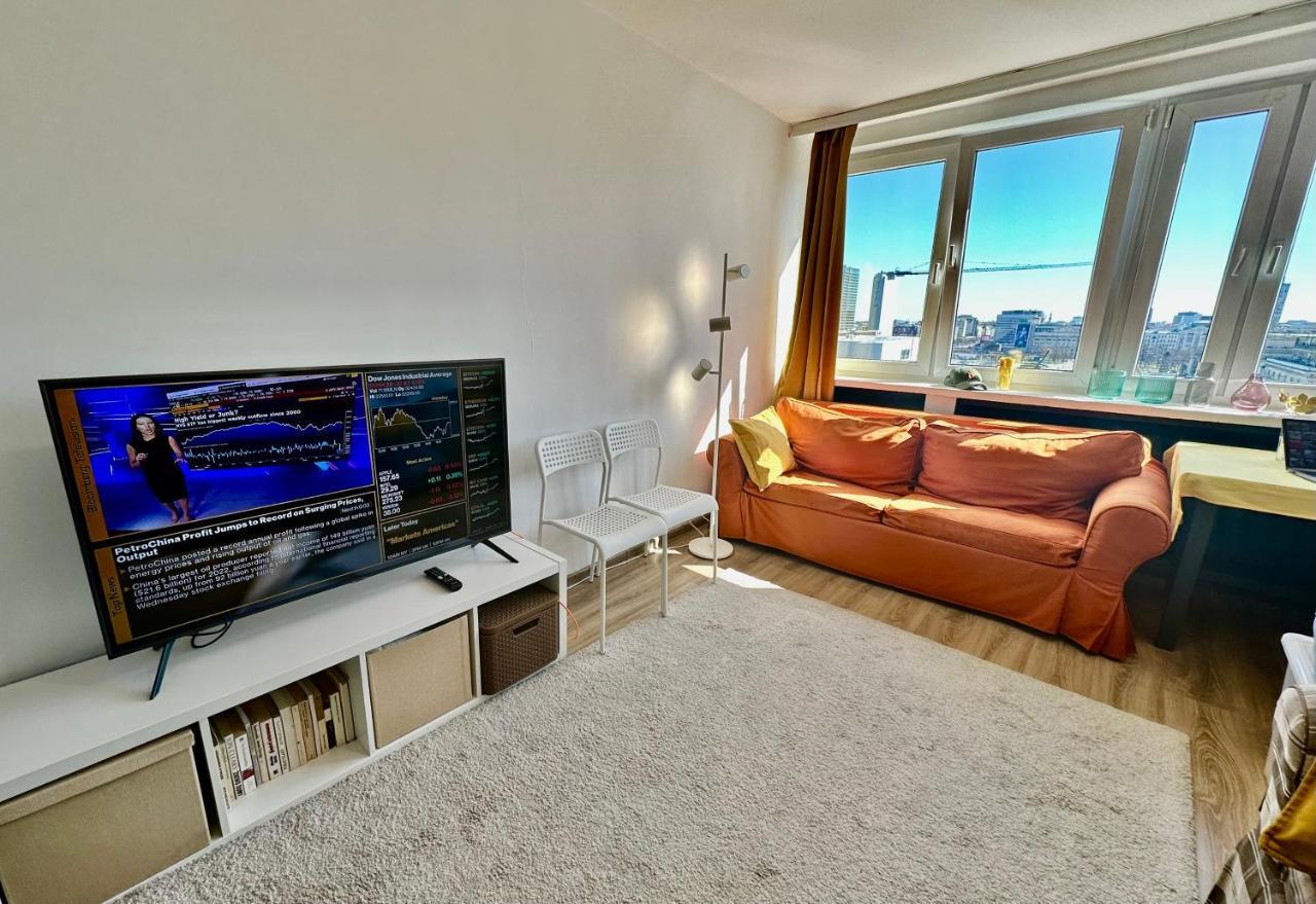 Super Apartament Brown 2X Metro Nowy Wifi Netflix Spotify Panorama Miasta 华沙 外观 照片