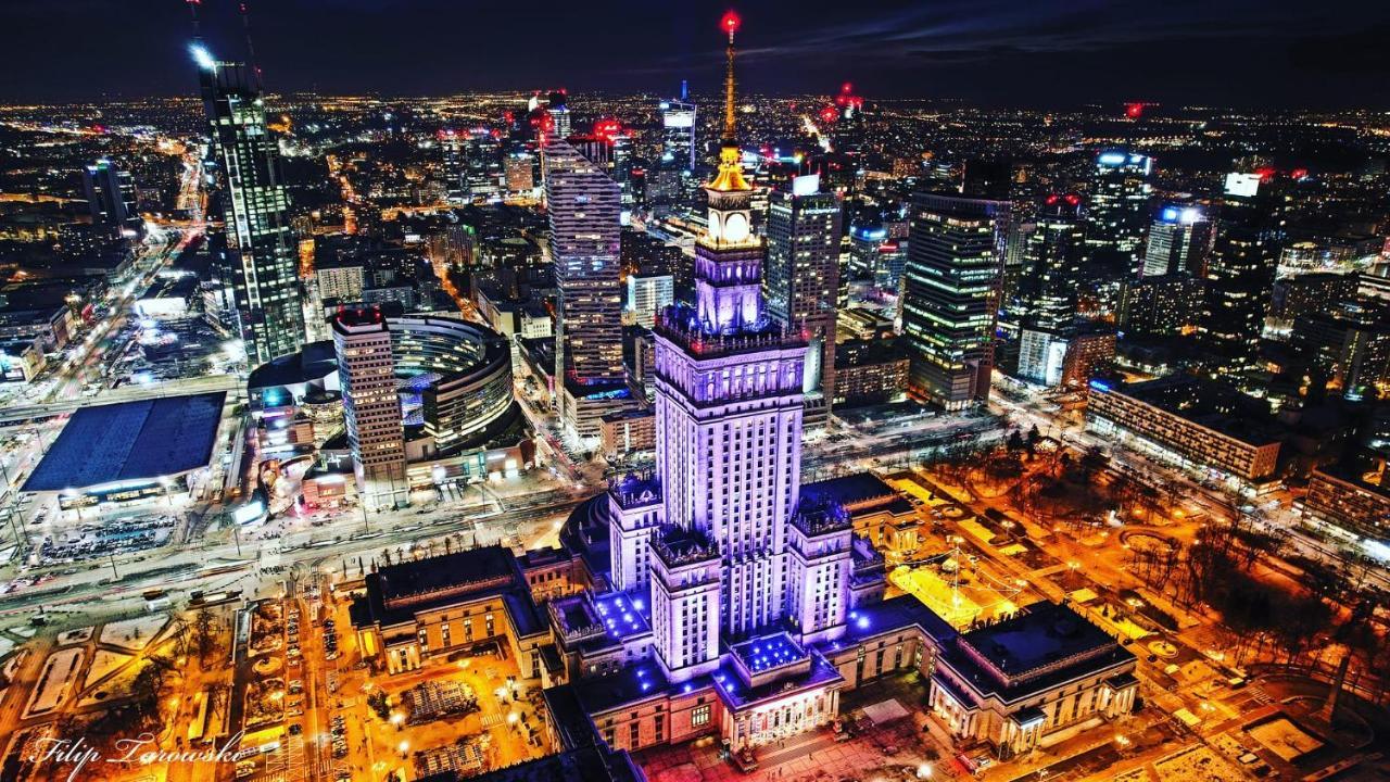 Super Apartament Brown 2X Metro Nowy Wifi Netflix Spotify Panorama Miasta 华沙 外观 照片
