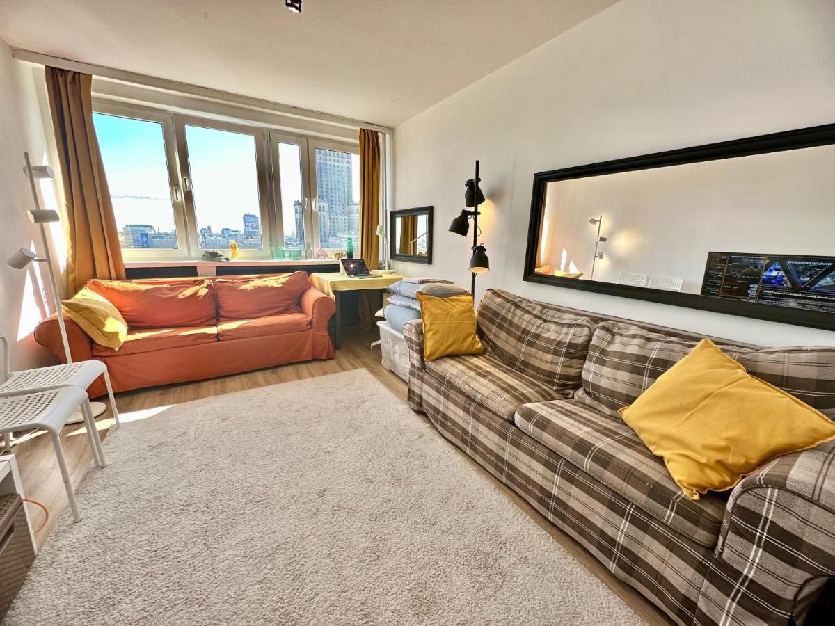 Super Apartament Brown 2X Metro Nowy Wifi Netflix Spotify Panorama Miasta 华沙 外观 照片