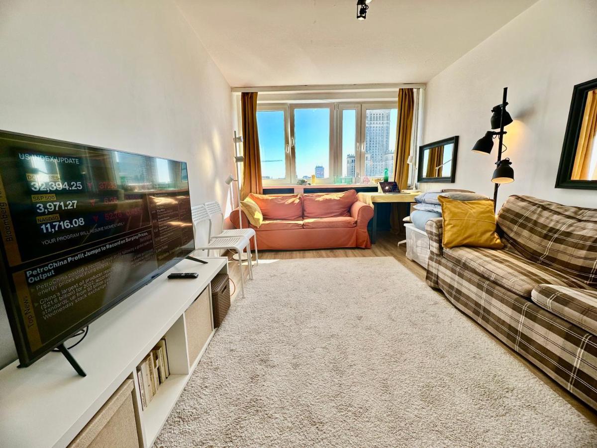 Super Apartament Brown 2X Metro Nowy Wifi Netflix Spotify Panorama Miasta 华沙 外观 照片