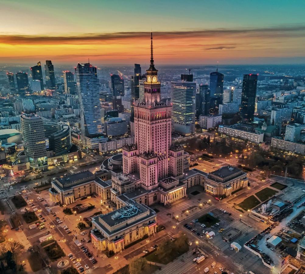 Super Apartament Brown 2X Metro Nowy Wifi Netflix Spotify Panorama Miasta 华沙 外观 照片